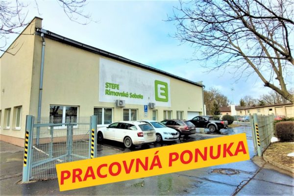 PRACOVNÁ PONUKA - Špecialista pre oblasť investícií a obchodu v STEFE Rimavská Sobota