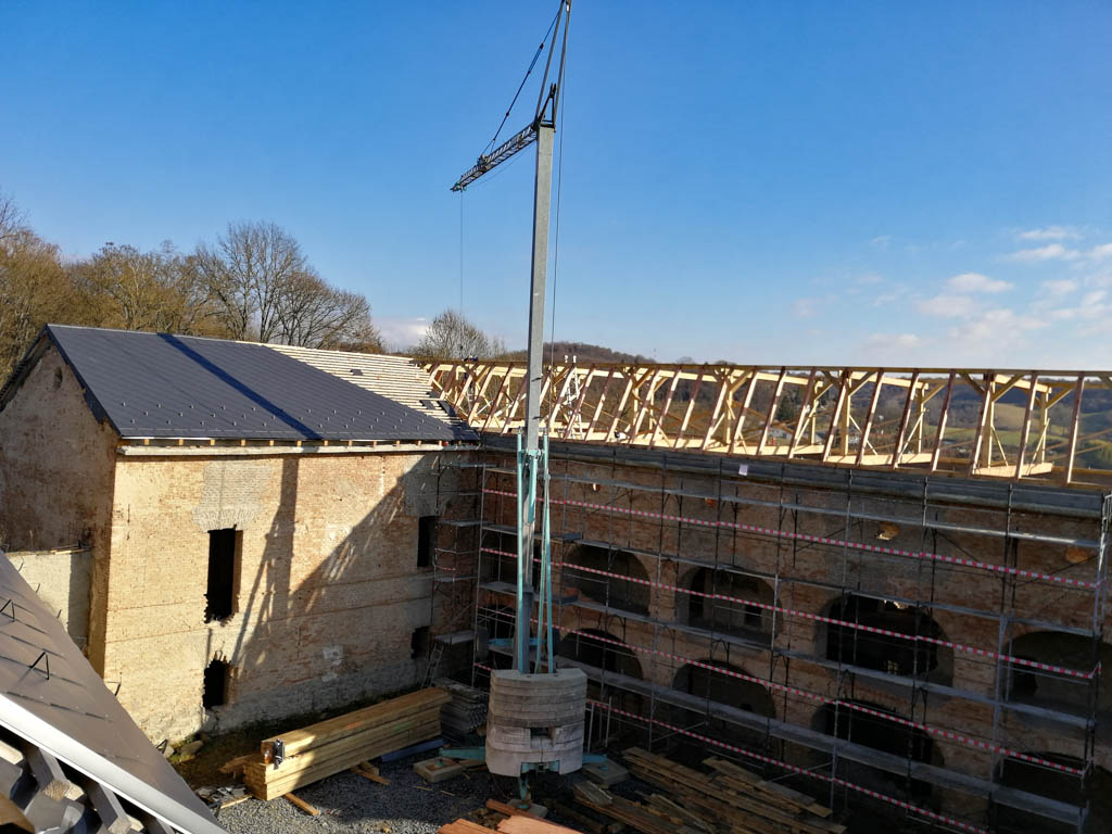 Kaštieľ Ožďany - renovácia strechy