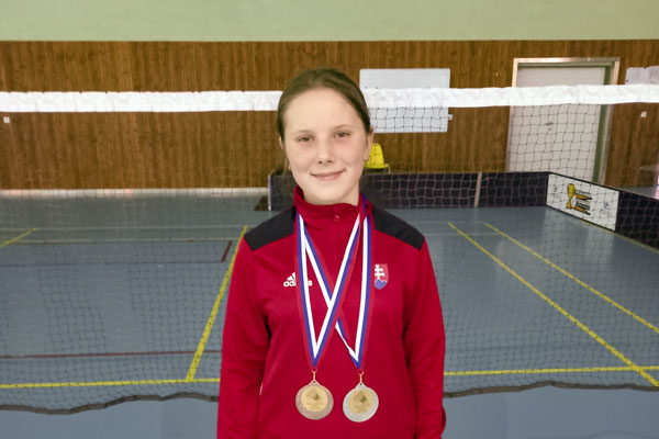 Klenovská hráčka získala dve medaily