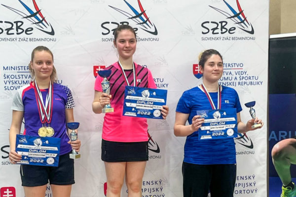 Bedmintonistka z R. Soboty obsadila na turnaji v Trenčíne bronzovú priečku