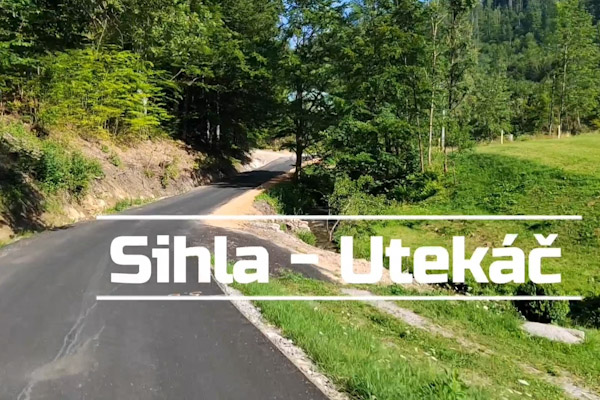 Cesta z Utekáča na Sihlu má už nový asfalt a je prejazdná. Opravili viacero mostov + video