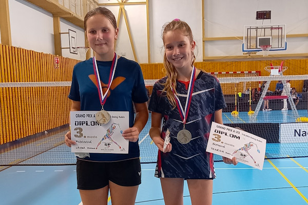 Klenovskej bedmintonistke Fodorovej pribudli do zbierky dve strieborné medaily i bronz