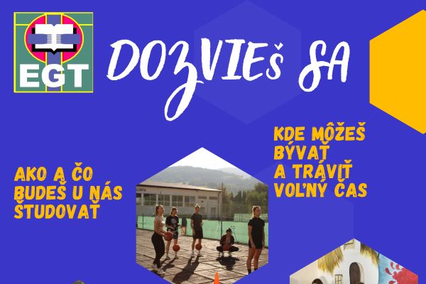 Bilingválne gymnázium v Tisovci pozýva ôsmakov a deviatakov na blížiaci sa Deň otvorených dverí