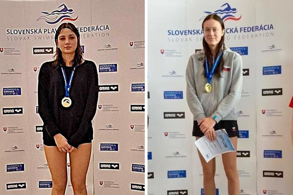 Megelová z R. Soboty a Horváthová z Chrámca hviezdili na M - SR v plávaní. Staršia z nich vytvorila slovenský rekord