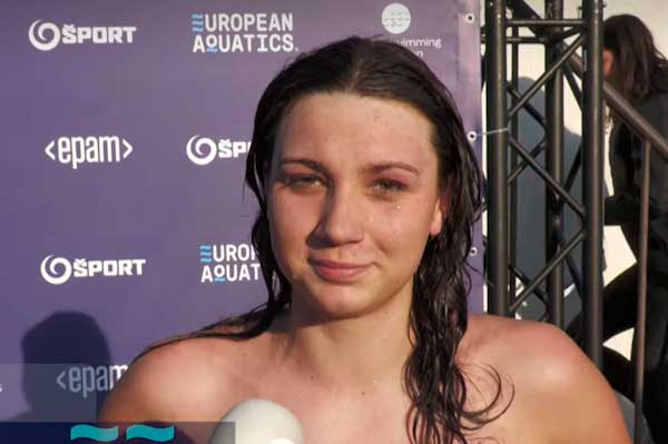 Soboťanka Megelová zaplávala na majstrovstvách Európy slovenský juniorský rekord. S elitou súperila i Horváthová z Chrámca