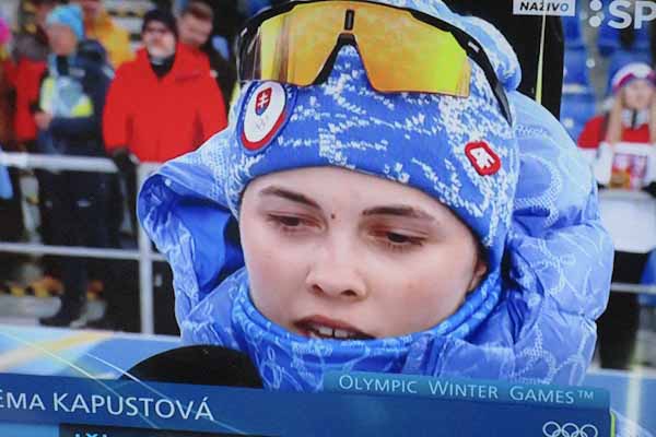 Biatlonistka Kapustová z Revúcej debutovala na zimných olympijských hrách. Zo Sloveniek strieľala najlepšie