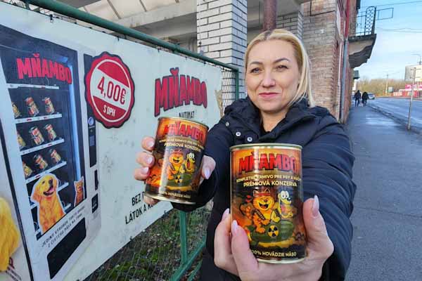 V Rim. Sobote vyrábajú poctivé mäsové konzervy pre štvornohých miláčikov. Bez éčok či konzervantov, kúpite ich v automate