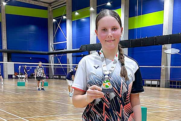 Klenovská bedmintonistka Fodorová si priniesla z Maďarska striebornú medailu