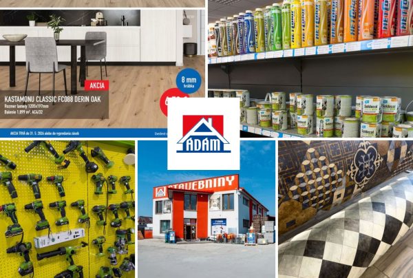 Kvalitné produkty sú základom úspešného projektu. Stavebné centrum Ádám v R. Sobote ponúka riešenia pre dom, byt aj záhradu